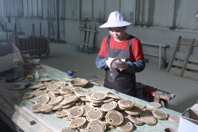 12. carefully sanding process 12. carefully sanding process