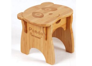 Panda shape kids stool