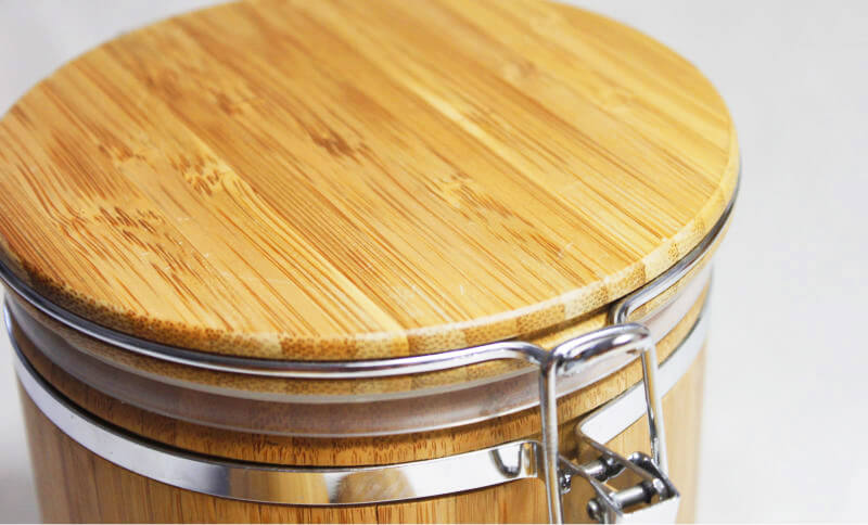 Bamboo air-tight canister