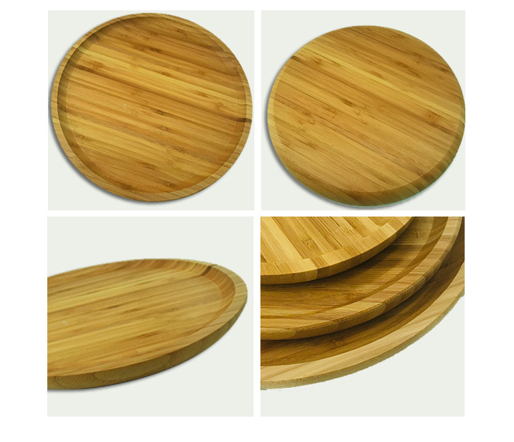 bamboo tray round