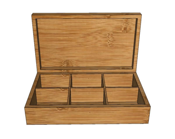 bamboo wood box