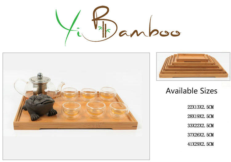 Wholesale cheap bamboo serving trays