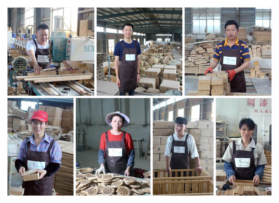 Yi Bamboo workers photo