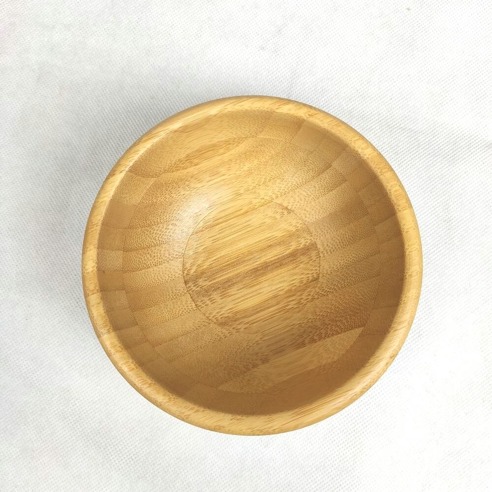 bamboo baby bowls with silicone spoon