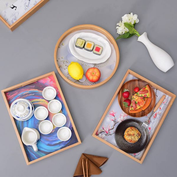 bamboo serving trays wholesale