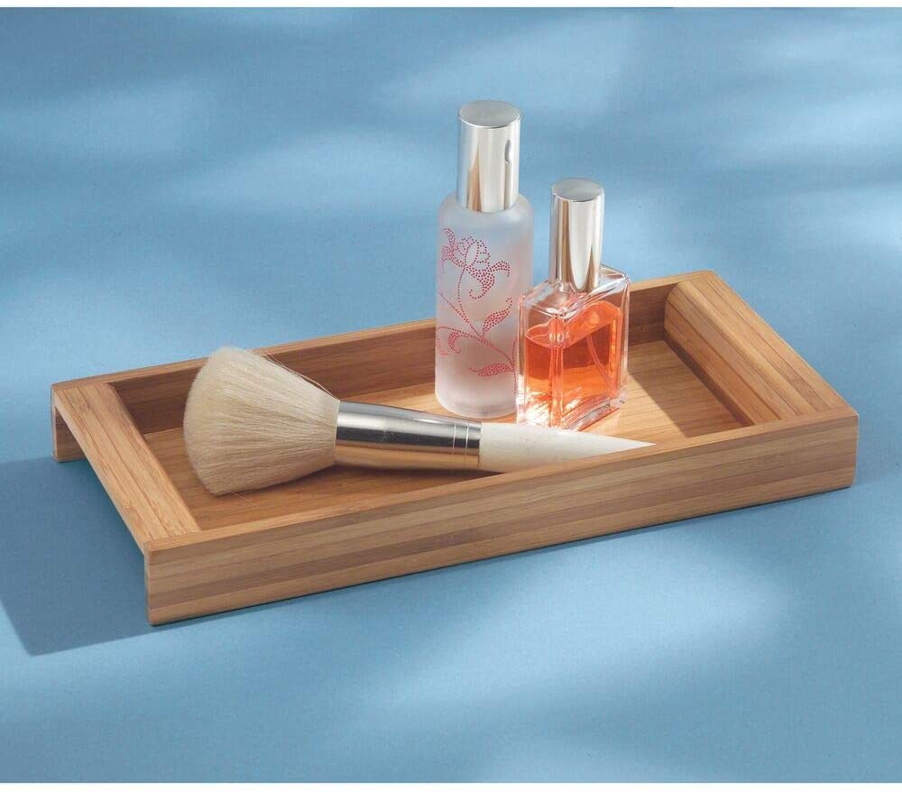 bamboo vanity tray