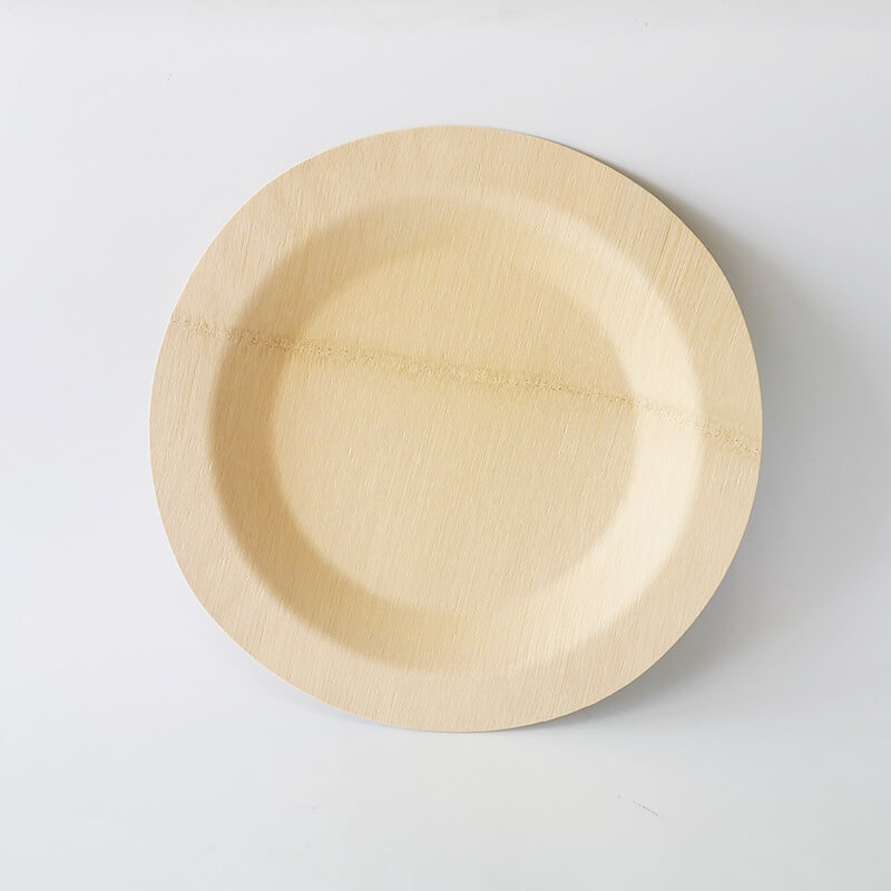 disposable bamboo trays-round