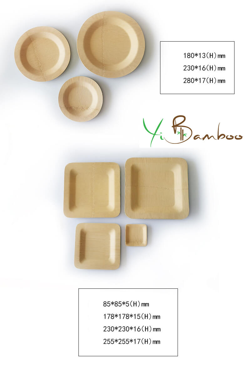 disposable bamboo trays