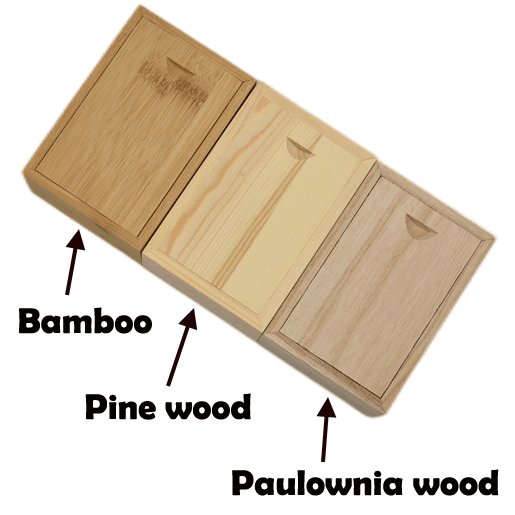wooden box material