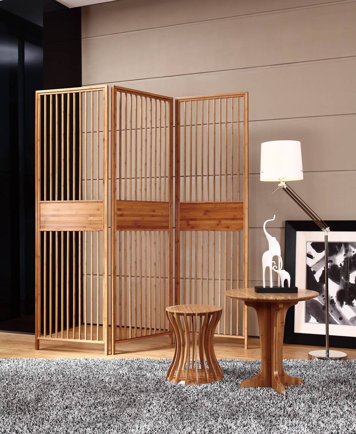 Bamboo Living Room Screens