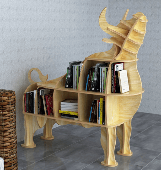 Bull bookshelf