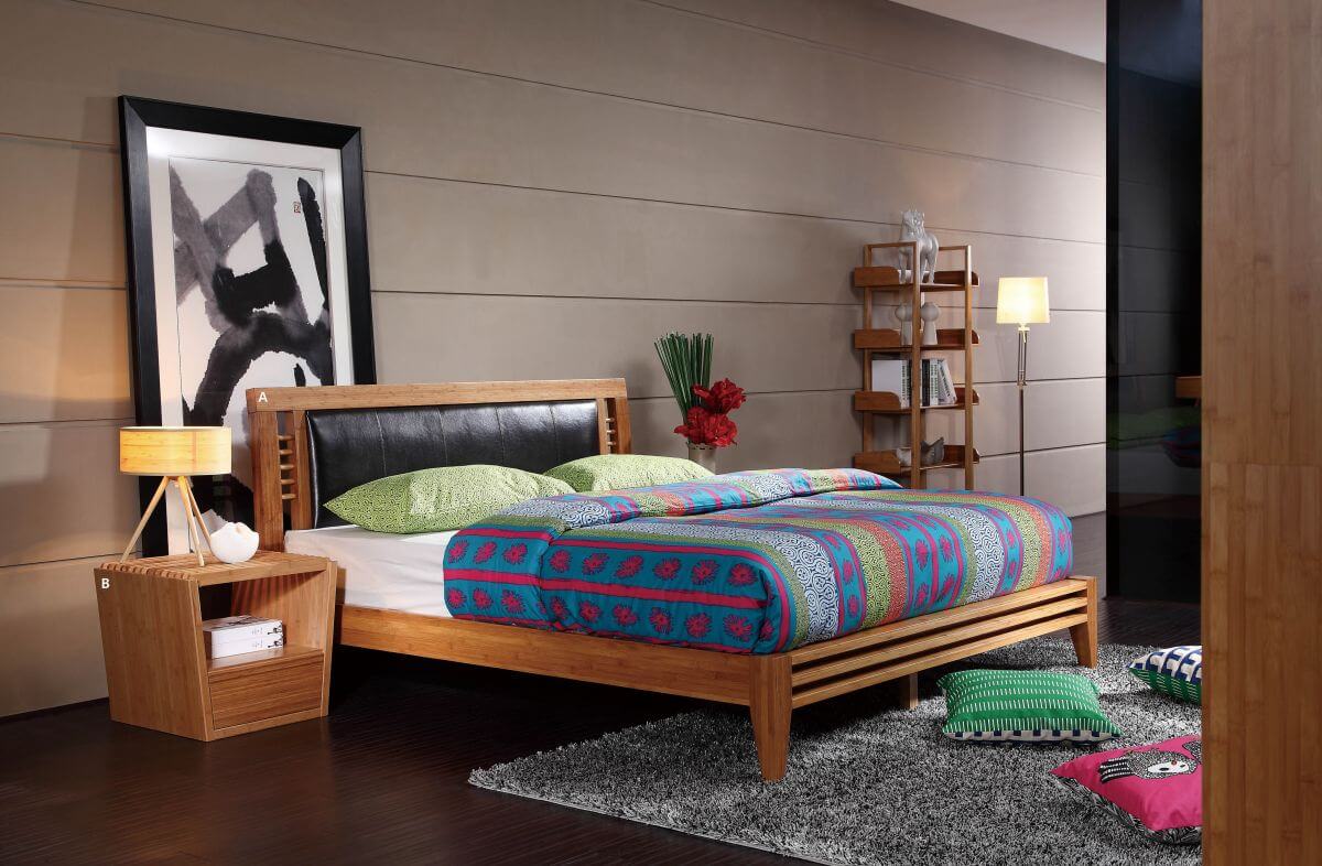 bamboo bedroom furniture set