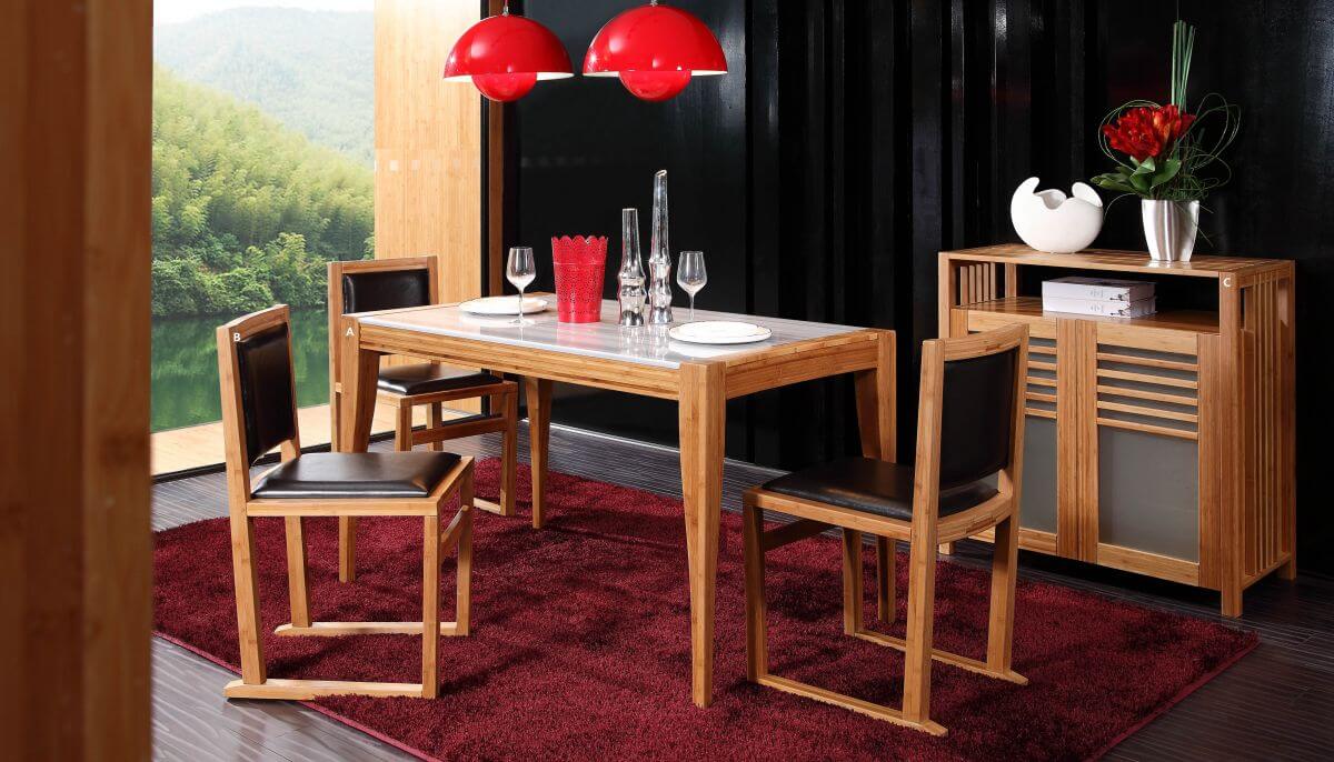 bamboo dinning room furniture