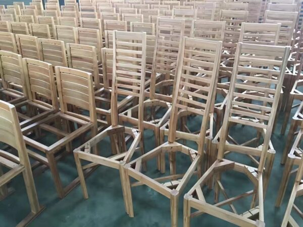 Modern bamboo furniture production