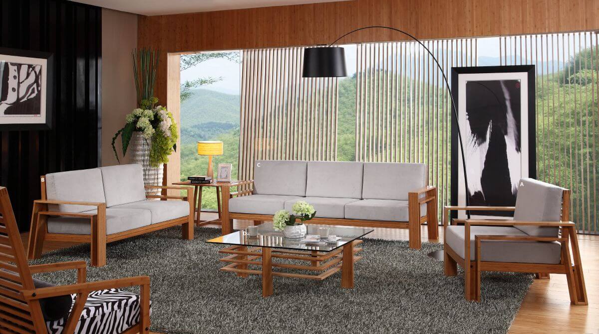 bamboo sofa design
