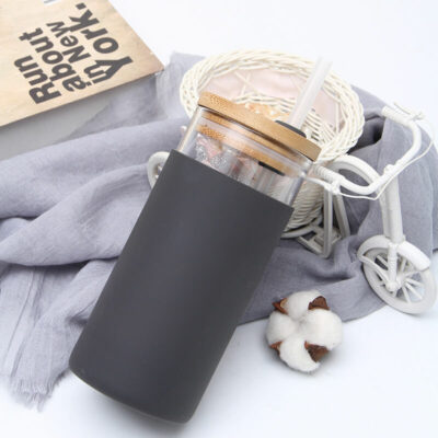 bamboo water bottle with straw