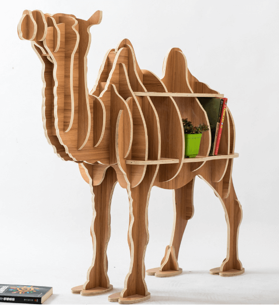 camel bookshelf