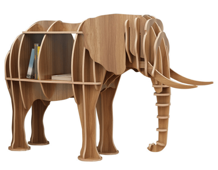 elephant bookcase