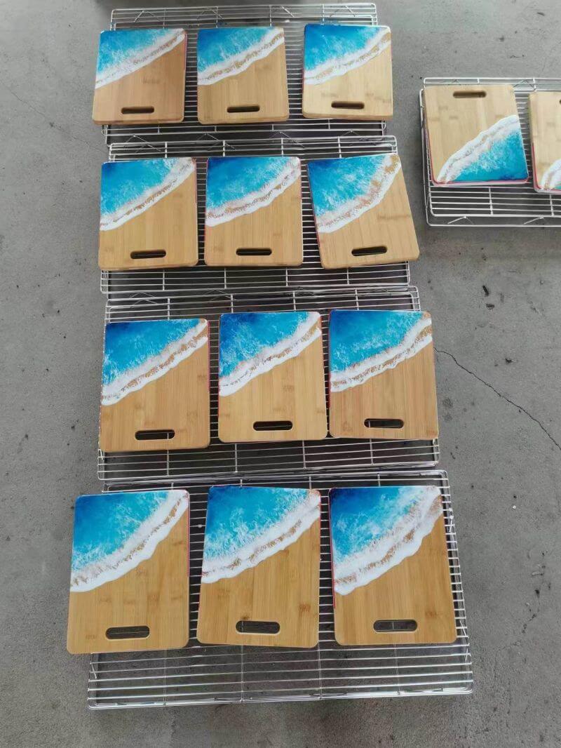 Produced bamboo resin boards