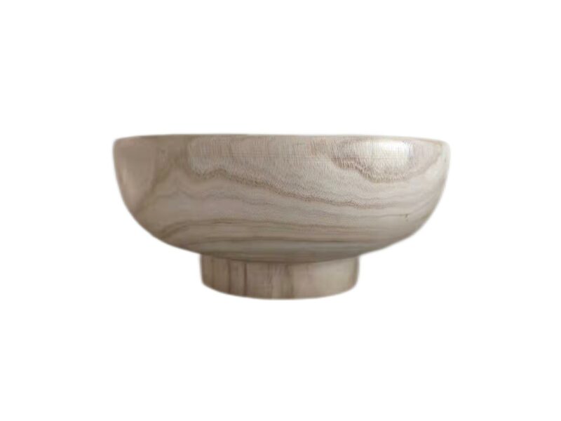 wholesale wooden dough bowls for candles