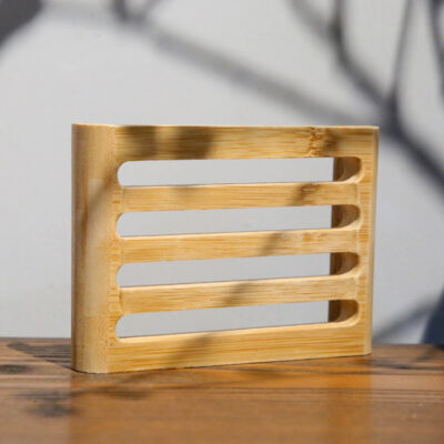 Bamboo soap rack