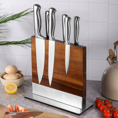 double sided standing magnetic knife holder4