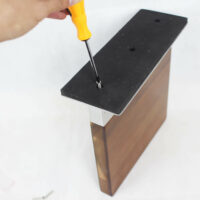 install of double sided standing magnetic knife holder4