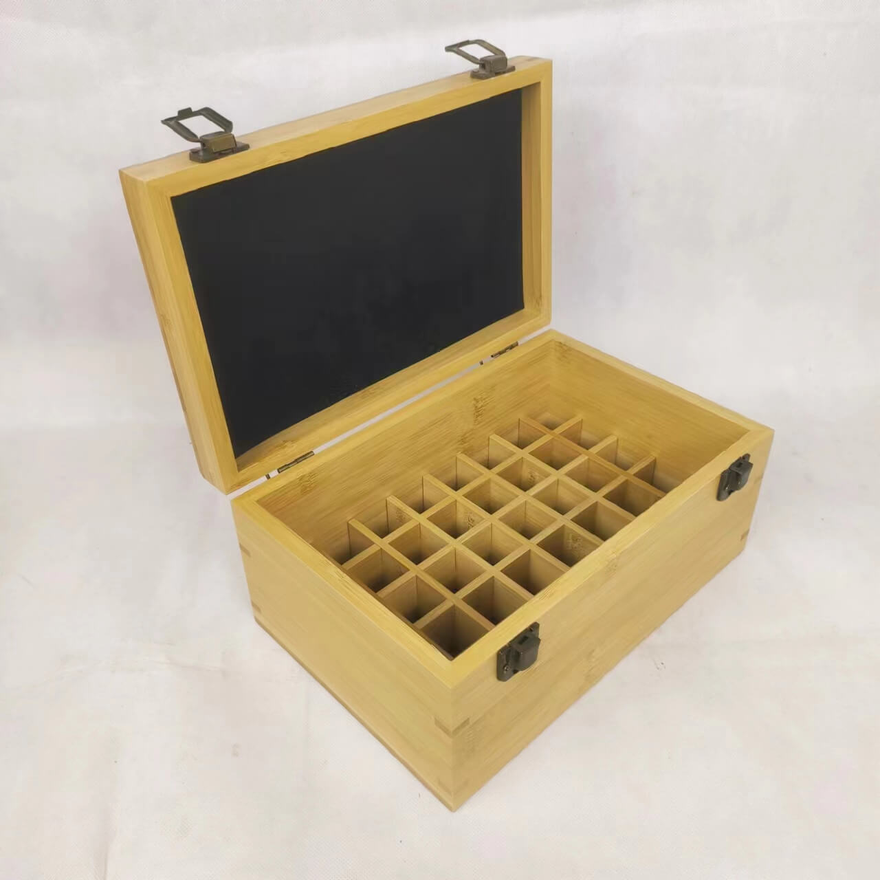 bamboo essential oil storage box