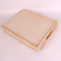 cheap unfinished wood trays