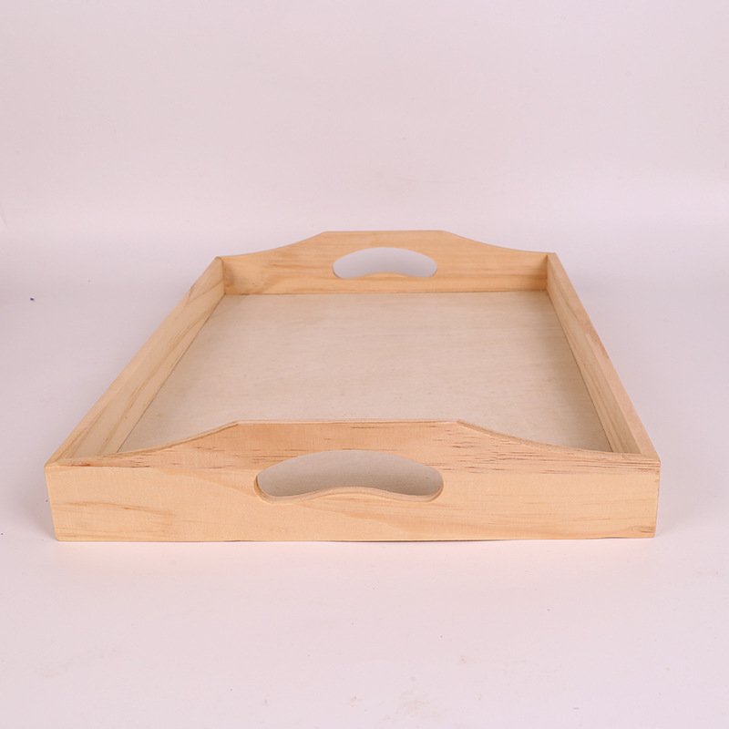 cheap unfinished wood trays