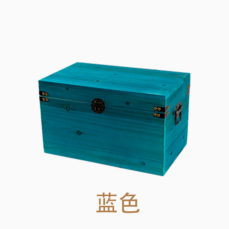 large wood boxes wholesale Blue