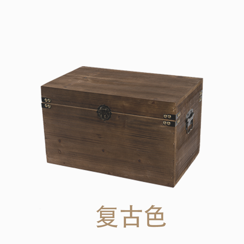 large wood boxes wholesale -dark antique