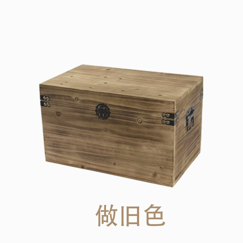 large wood boxes wholesale -light antique