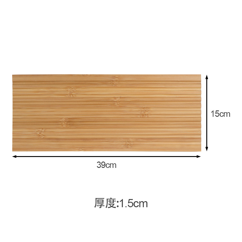 Rectangular/Flat Pattern【Varnished】wooden decorative tray