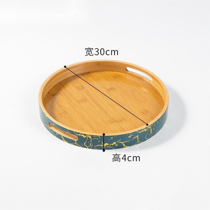 round bamboo serving tray 2
