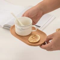 beech small wooden trays