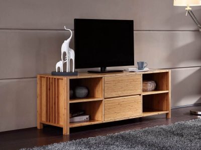 bamboo TV stand