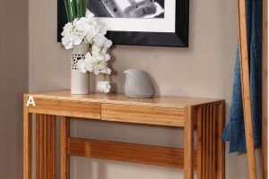 bamboo side table