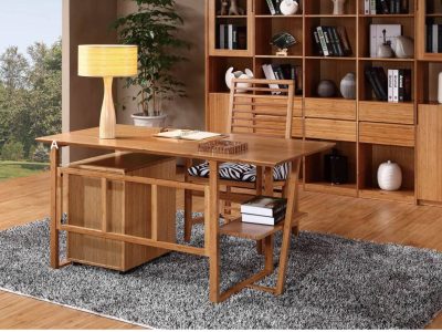 bamboo study room desk