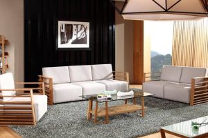 livingroom bamboo furniture sofa set